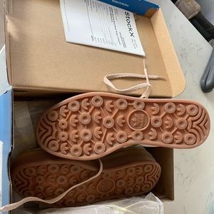 Adidas Gazelle Bold Magic Beige Collegiate Green (Women's)